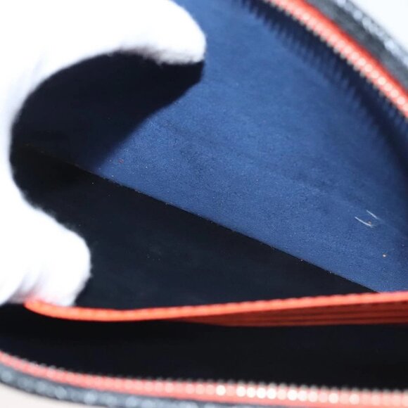 LOUIS VUITTON Epi Pochette Voyage Clutch Bag Blue M62912 LV Auth 120320 - Picture 10 of 16